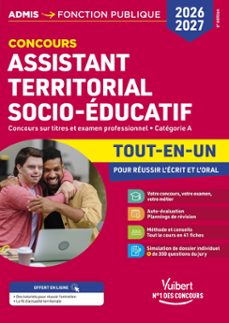 concours assistant territorial socio-educatif 2026-2027 - tout-en-un (ebook)-9782311223026