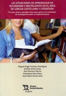 las situaciones de aprendizaje en secundaria y bachillerato en el area de lengua castellana y literatura-9788410813526