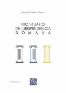 prontuario de jurisprudencia romana-9788413691626