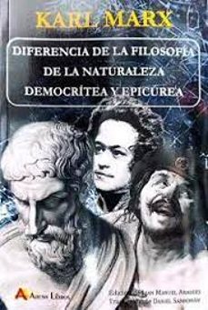 diferencia de la filosofia de la naturaleza democritea y epicurea-9788415757726