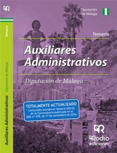 auxiliares administrativos de la diputacion de malaga. temario-9788416266326