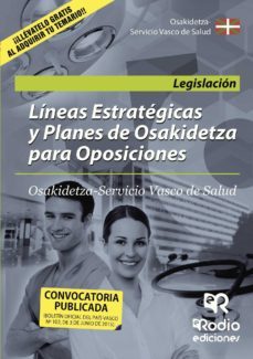 lineas estrategicas y planes de osakidetza para oposiciones-9788416506026