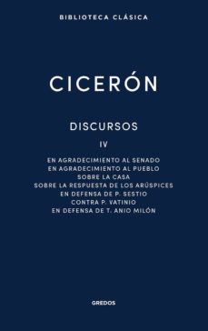 discursos iv-marco tulio ciceron-9788424939526