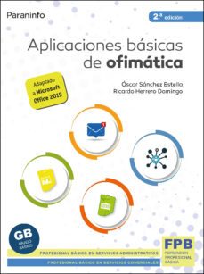 aplicaciones basicas de ofimatica (2ª ed.)-oscar sanchez estella-ricardo herrero domingo-9788428345026