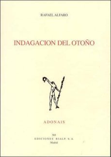 indagacion del otoño (premio florentino perez-embid)-9788432134326