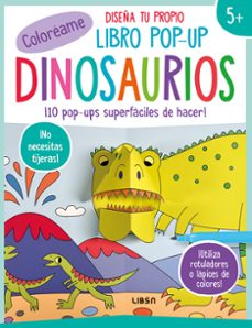 dinosaurios diseña tu propio libro pop up-9788466245326