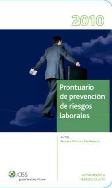 prontuario de prevencion de riesgos laborales 2010-genaro gomez etxebarria-9788482359526