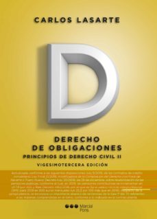 principios de derecho civil - tomo ii: derecho de obligaciones (23ª ed)-9788491236726