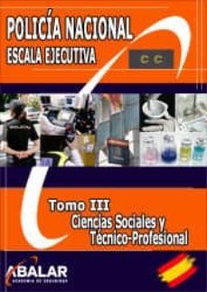 policia nacional escala ejecutiva ( t iii )-9788492800926