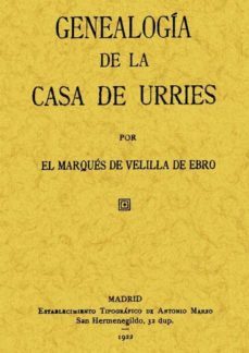 genealogia casa urries (ed. fascimil)-9788497610926