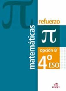 matematicas. refuerzo de matematicas 4º eso opcion b-juan jose castro celeiro-9788497714426
