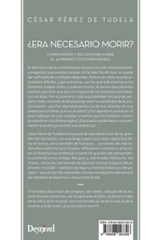 ¿era necesario morir?: comentarios y reflexiones sobre alpinismo contemporanea-9788498293326