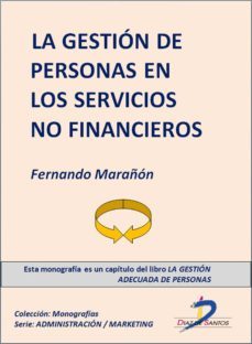 la gestion de personas en los servicios no financieros (ebook)-fernando marañon-9788499694726