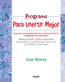programa para leerte mejor. guia teorica (ebook)-barbara susana gottheil-9789501208726