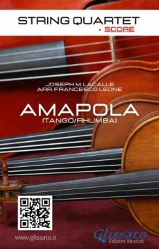 string quartet: amapola (score) (ebook)-9791222078526