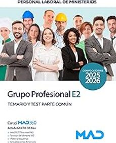 grupo profesional e2. personal laboral de ministerios temario y t est parte comun-9791370281526