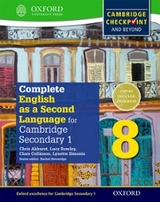 complete english as a second language for cambridge lower secondary student book 8 & cd (cie checkpoint)-9780198378136