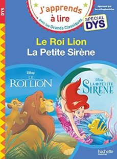 le roi lion : special dys   la petite sirène : special dys-isabelle albertin-9782017081036