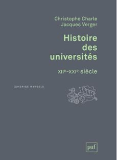 histoire des universites (xiiie-xxie siècle) (ebook)-jacques verger-christophe charle-9782130642336