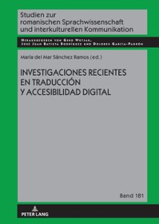 investigaciones recientes en traduccion y accesibilidad digital (ebook)-9783631885536