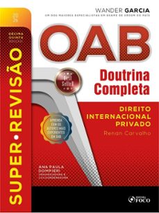 super-reviso oab doutrina completa: 16. direito internacional privado - 15. ed. - 2026. (ebook)-wander garcia-9786561208536