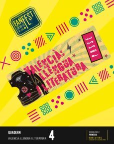 valencià: llengua i literatura 4º educacio primària projecte fanfest quadern comunidad-9788414049136