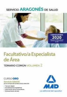 facultativo/a especialista de area del servicio aragones de salud (salud-aragon). temario comun volumen 2-9788414241936