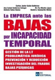 la empresa ante las bajas por incapacidad temporal (ebook)-9788415683636