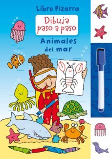 animales del mar (dibuja paso a paso)-9788416221936