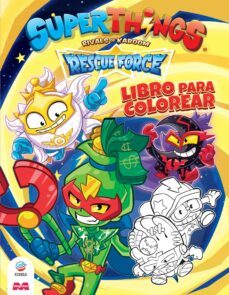 libro para colorear superthings rescue force rivals of kaboom-9788419011336