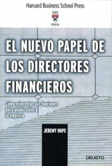 el nuevo papel de los directores financieros-9788423424436