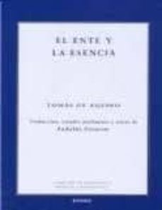 el ente y la esencia-santo tomas de aquino-9788431327736