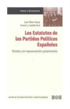 los estatutos de los partidos politicos españoles.-9788434016736