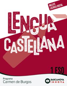 carmen de burgos 1º eso. lengua castellana innova 2-9788448962036