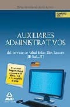 auxiliares administrativos del ib-salut. temario. volumen i-9788467605136