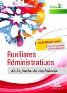 auxiliares administrativos de la junta de andalucia.temario volumen ii-9788467693836
