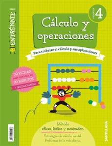 entrenate. calculo 4º educacion primaria cuaderno cast ed 2018-9788468019536