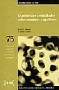 expedientes y solicitudes sobre nombres y apellidos (incluye disk ete)-9788476766736