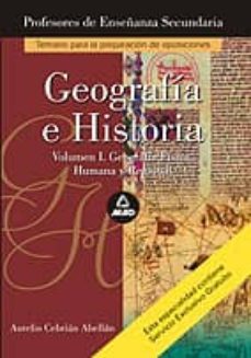 geografia-historia, temario especifico: preparacion profesores ed ucacion secundaria (vol. 1)-aurelio cebrian abellan-9788483116036
