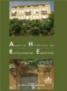 archivo historico de restauradores españoles-9788483635636
