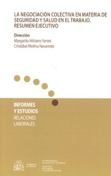 negociacion colectiva en materia de seguridad y salud en el resumen ejecutivo-margarita miñarro yanini-9788484176336