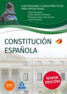 constitucion española. cuestionarios y casos practicos para oposiciones-9788490933336