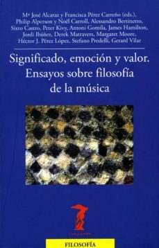 significado, emocion y valor (ebook)-maria jose alcaraz-9788491140436