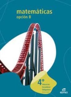 matematicas 4º eso opcion b-german gonzalez ruiz-9788497713436