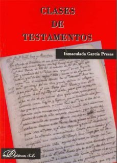 clases de testamentos-inmaculada garcia presas-9788499822136