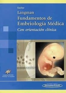 langman : fundamentos de embriologia medica, con orientacion clin ica-t.w. sadler-9789500613736