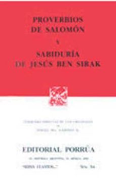 proverbios de salomon y sabiduria de jesus ben sirak-9789684323636