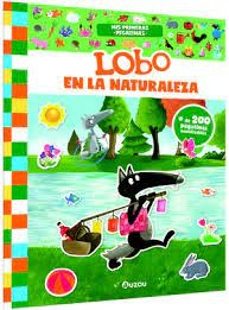 mis primeras pegatinas - lobo - en la naturaleza-orianne lallemand-9791039536936