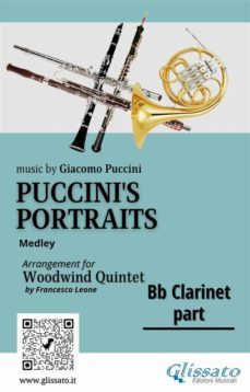 bb clarinet part of "puccini's portraits" for woodwind quintet (ebook)-9791220859936