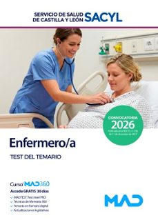 enfermero/a. test del temario. servicio de salud de castilla y leon (sacyl)-9791370284336